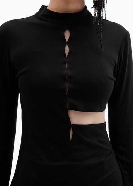 CUT-OUT FITTED TOP