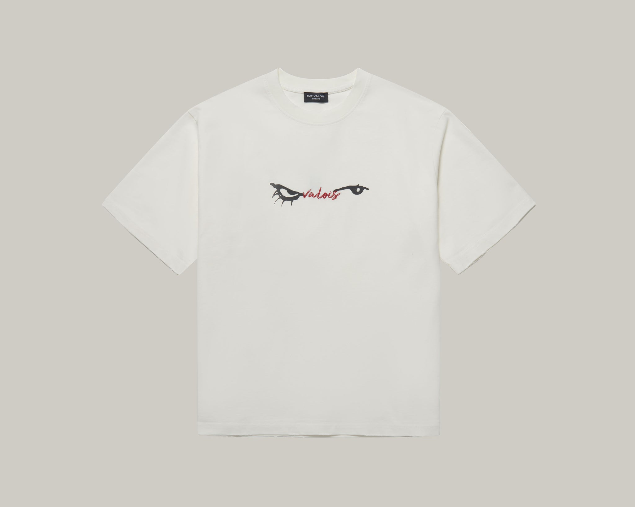 EYES EMB. LOGO TEE - WHITE