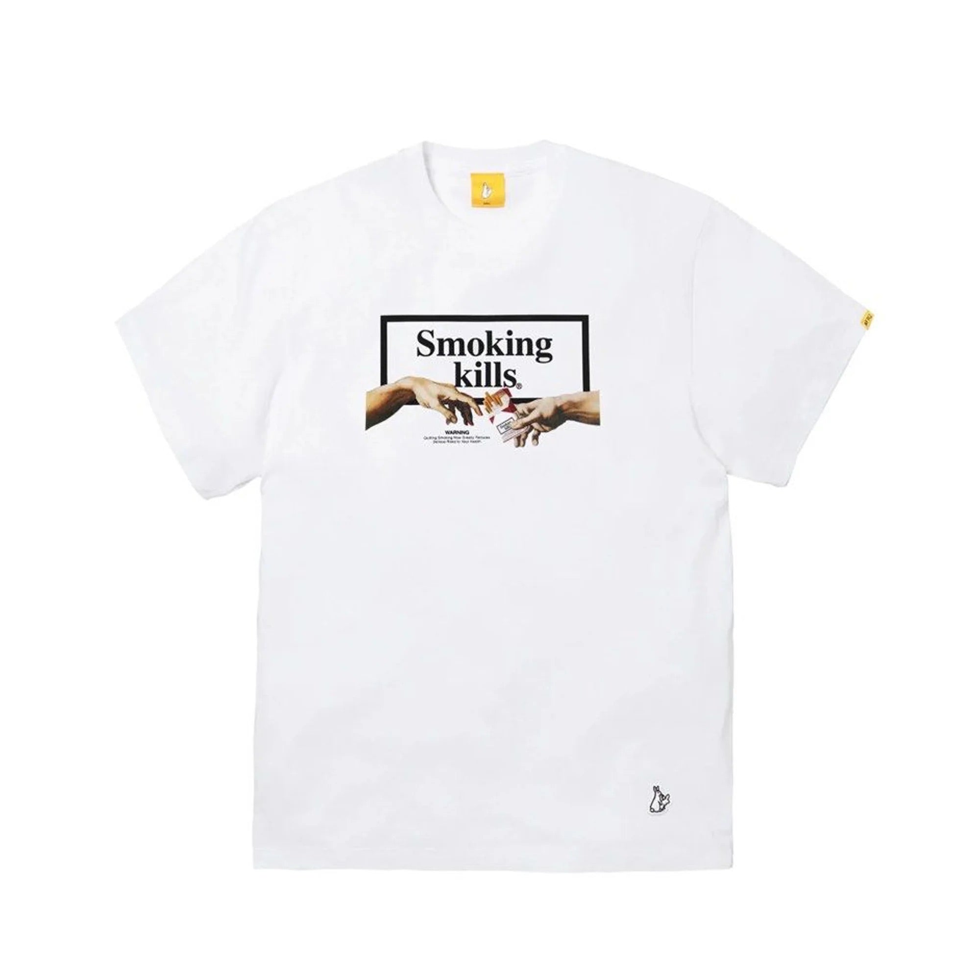 CAN I BUM FOR SMOKER? TEE - WHITE
