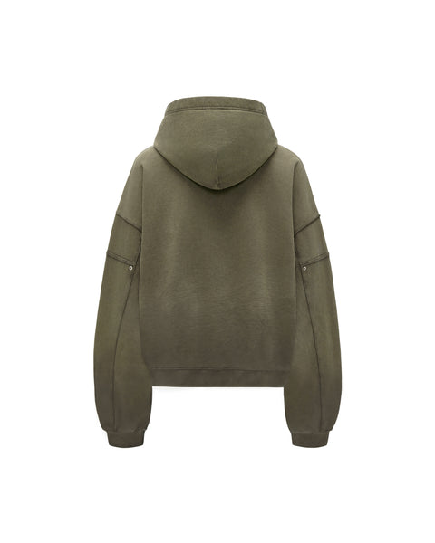 [RESET] WASHED HOODIE - WASHED TAUPE