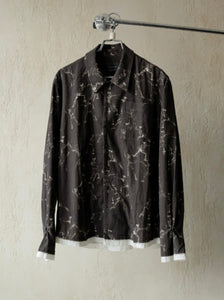 SS25 SEASONAL PRINT L/S SHIRT - BLACK