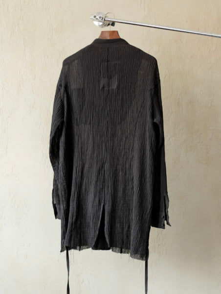 PRICK STITCH TUNIC - BLACK