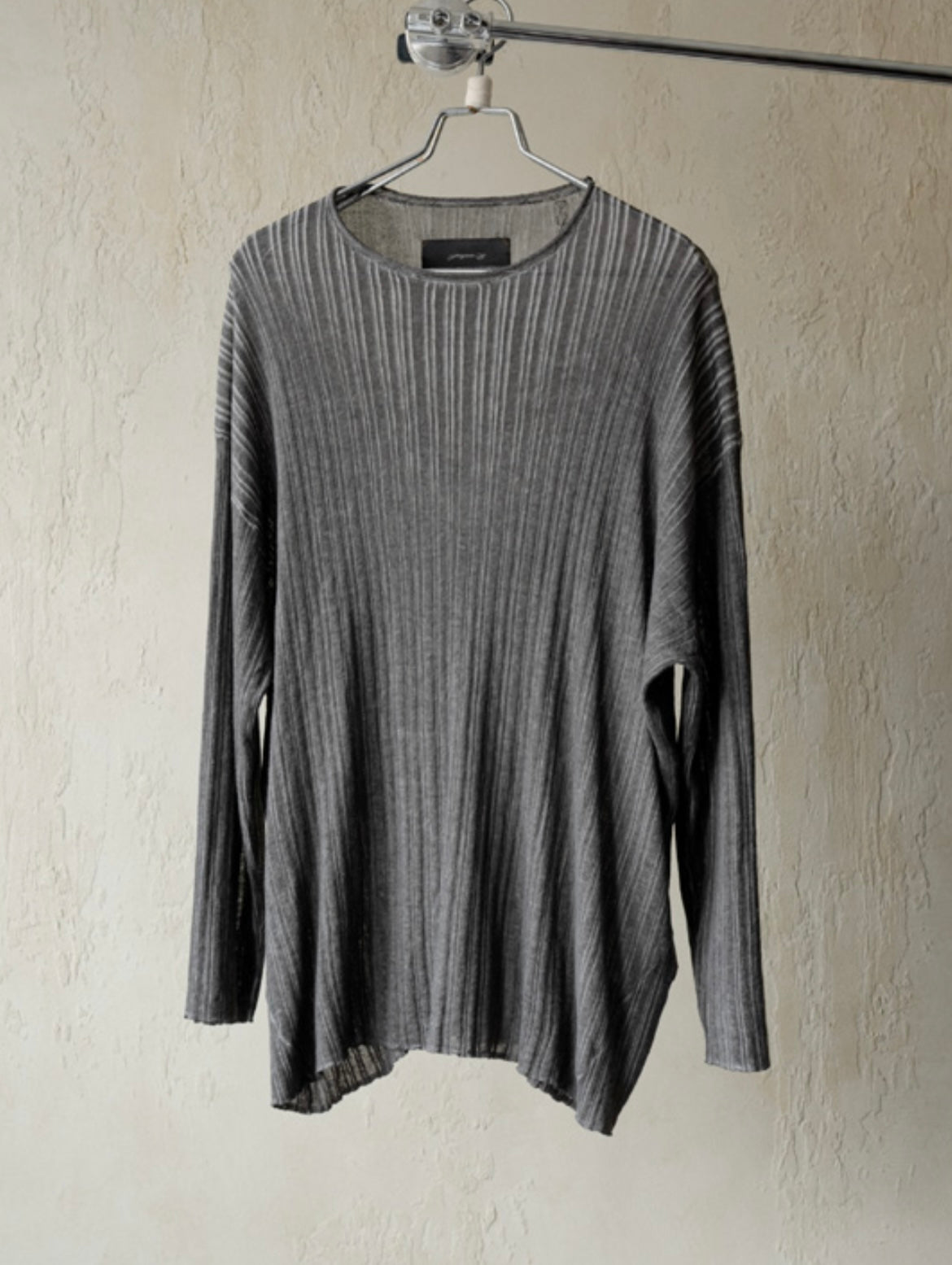 SEMI-SHEER DIRT KNIT - DUSTY GREY