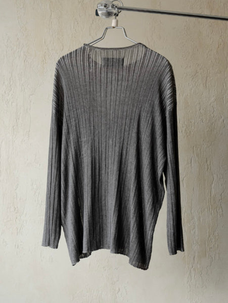 SEMI-SHEER DIRT KNIT - DUSTY GREY