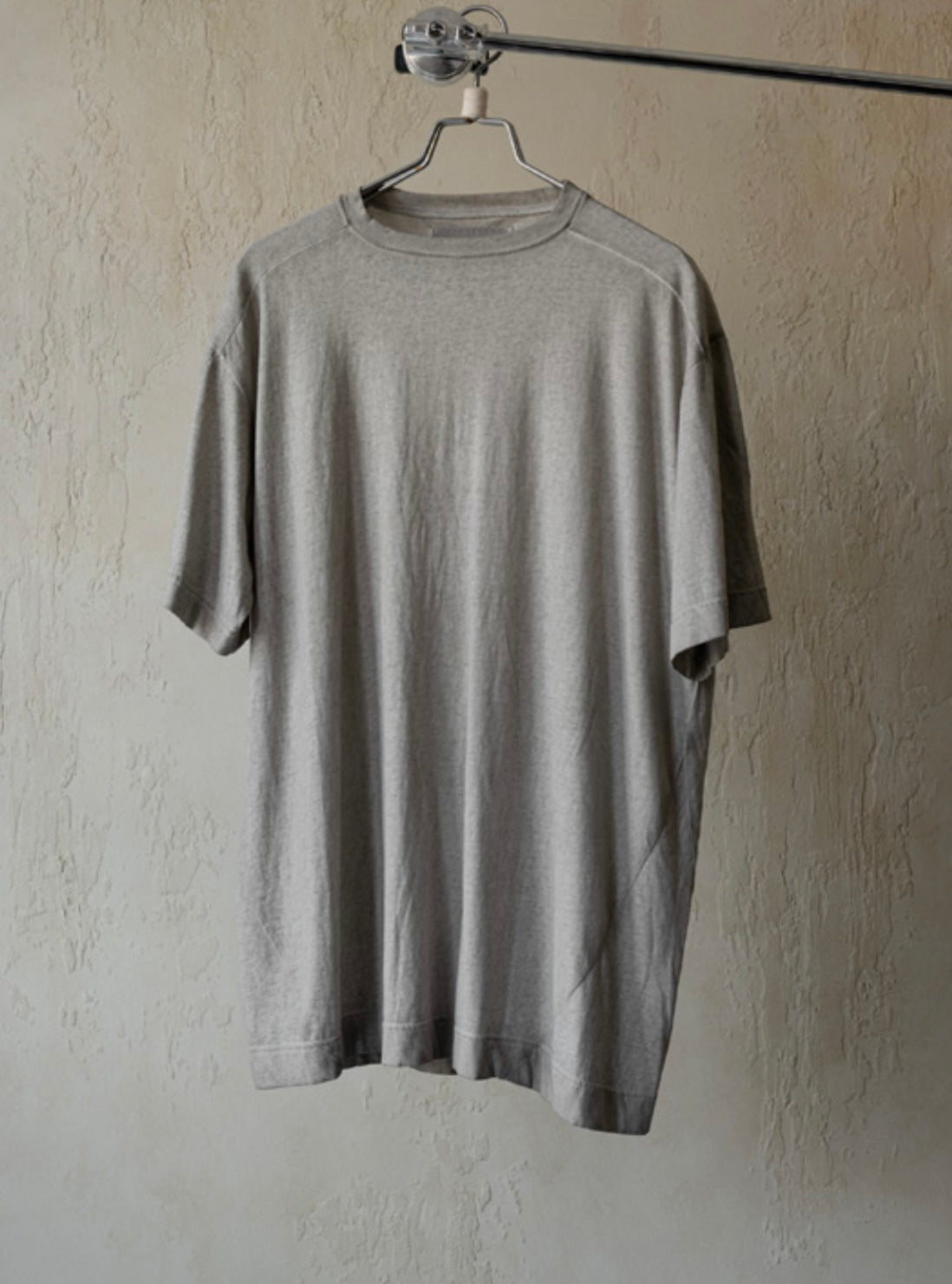 FADED TEE - COLD DYED LIGHT GREY