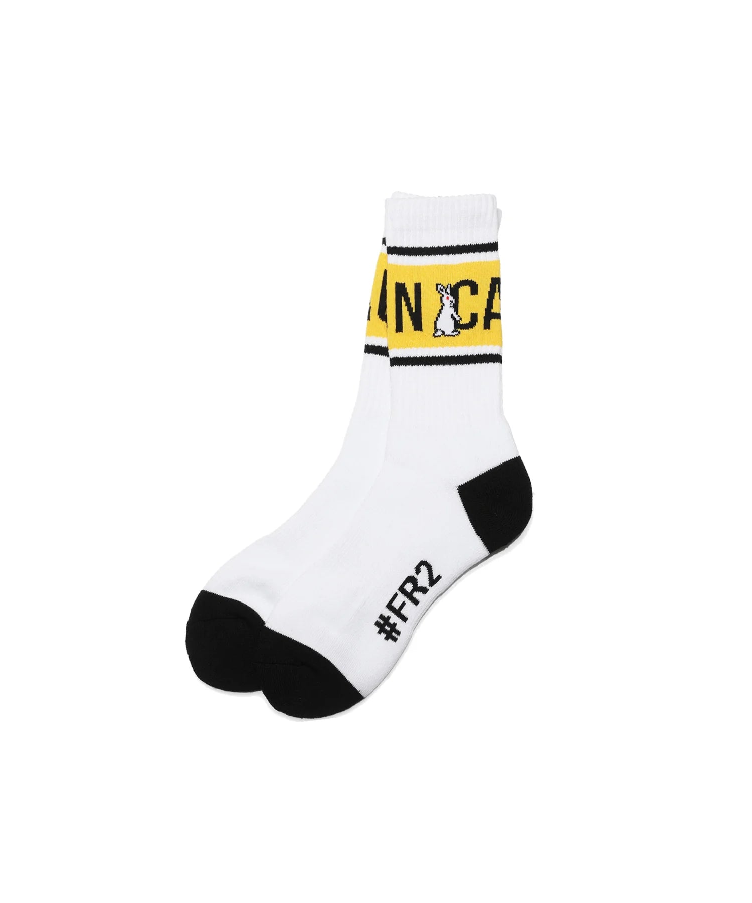 CAUTION SOCKS - WHITE