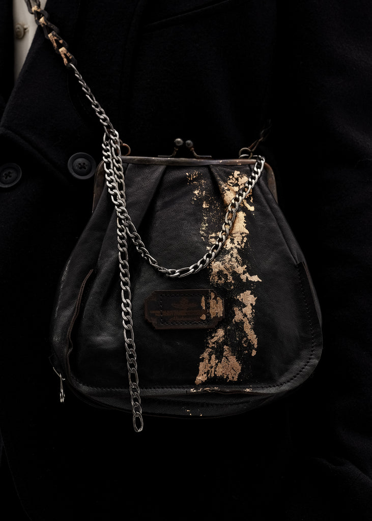 22FW｜Topsy-turvy Clasp bag (Burnt Natural) – Professor.E