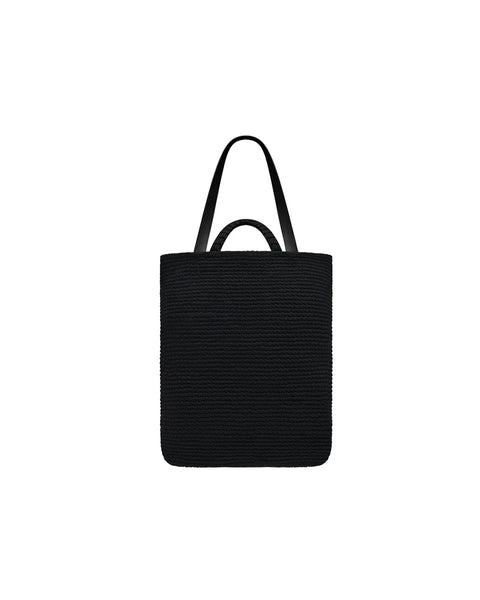 I SEE THE LIGHTS WOVEN SHOULDER BAG - METEORITE