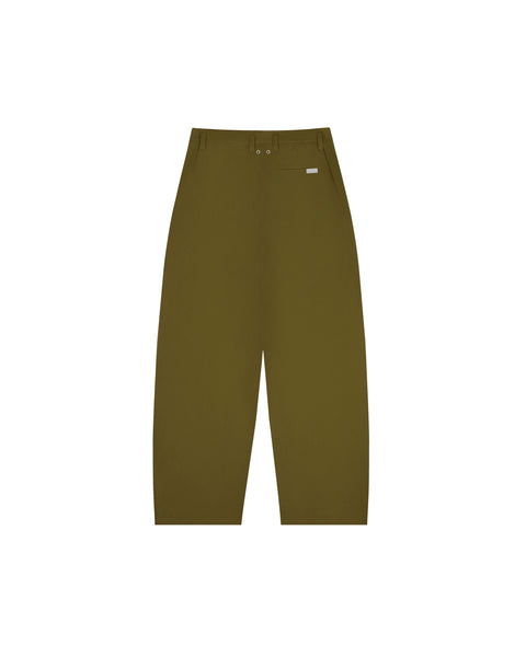 I SEE THE LIGHTS OVERSIZED CASUAL PANTS - FIR GREEN