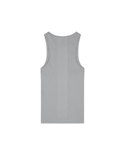 I SEE THE LIGHTS RIBBED TANK TOP - ULTIMATE GREY