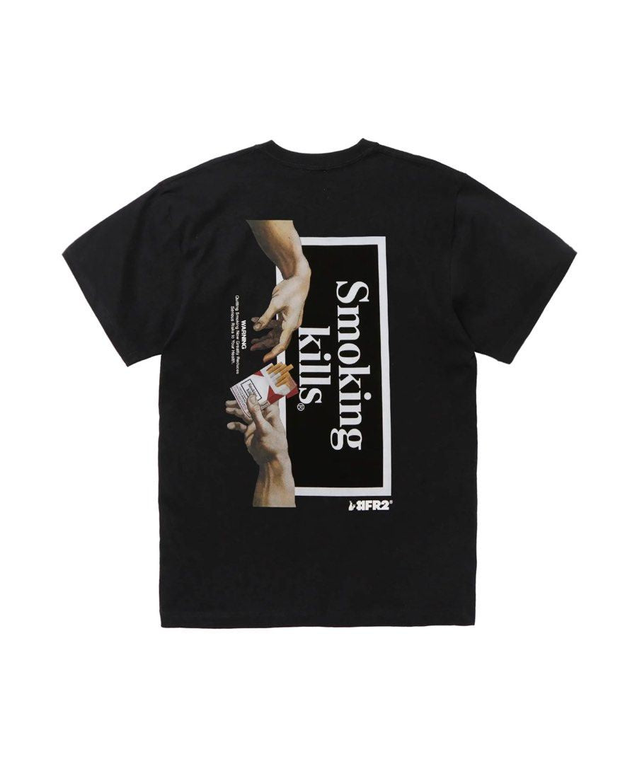 FR2 CAN I BUM FOR SMOKER? TEE - BLACK